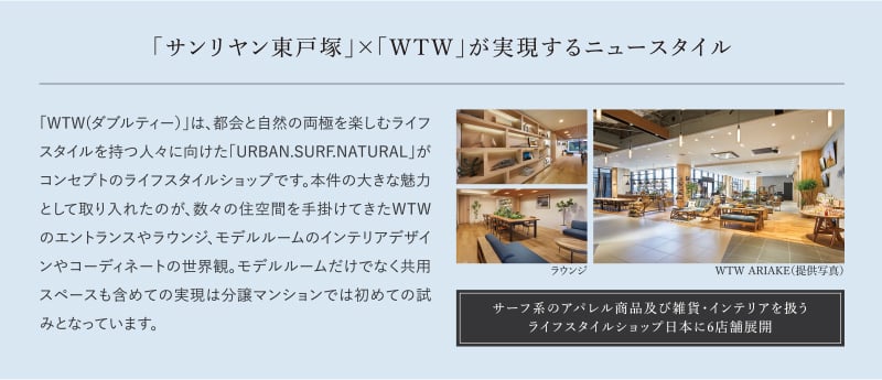 「サンリヤン東戸塚」×「WTW」が実現するニュースタイル